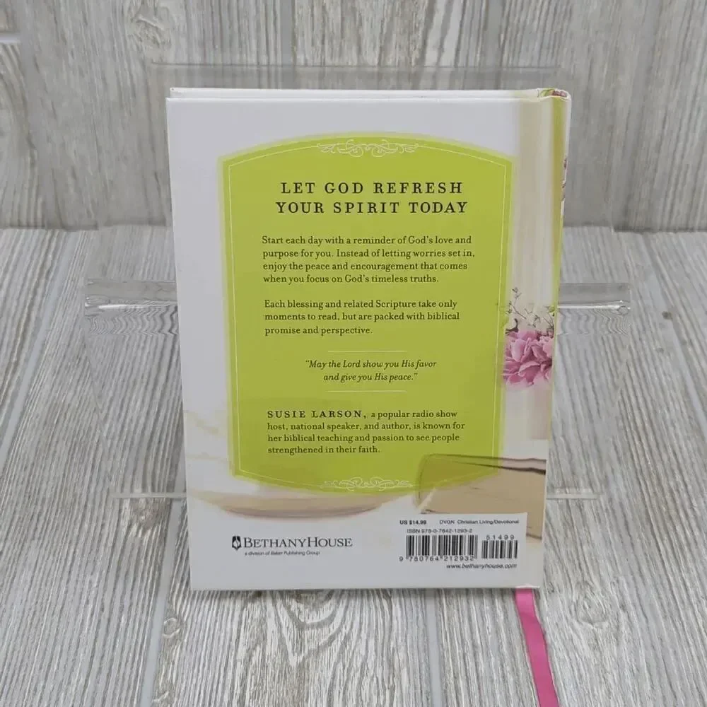 Susie Larson Blessings in the Morning Prayerful Encouragment Hardcover Book New